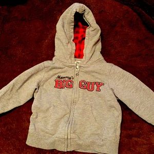 Carter’s Mommy’s Big Guy zip up hoodie